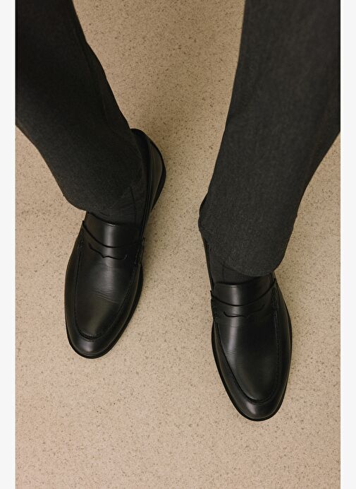 Ziya, Erkek Hakiki Deri Klasik Ayakkabı 1531056Z4612 Siyah - Görsel 8