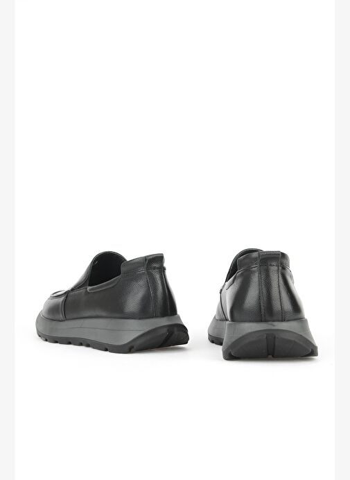 Ziya, Erkek Hakiki Deri Konfor Ayakkabı 15310Z8082 Siyah - Görsel 4