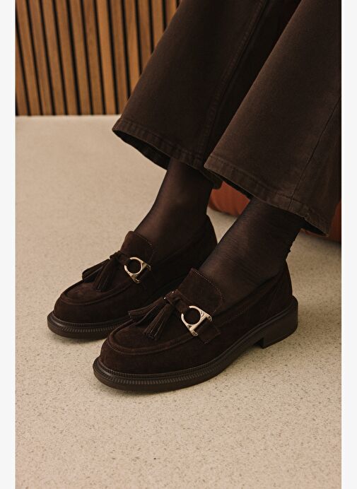 Ziya, Kadın Hakiki Deri Ayakkabı 153111Z22403 Kahve - Görsel 7