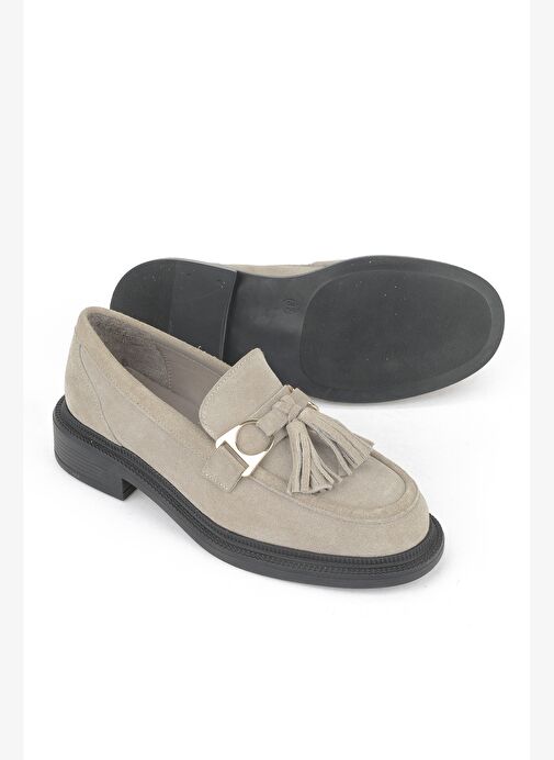 Ziya, Kadın Hakiki Deri Ayakkabı 153111Z22403 Bej - Görsel 5