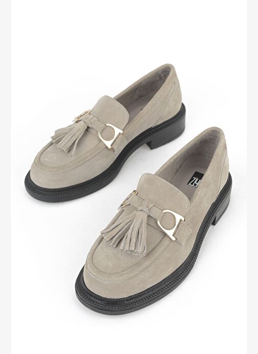 Ziya, Kadın Hakiki Deri Ayakkabı 153111Z22403 Bej - Görsel 6