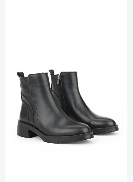 Ziya, Kadın Hakiki Deri Bot 153359Z622 Siyah - Görsel 3