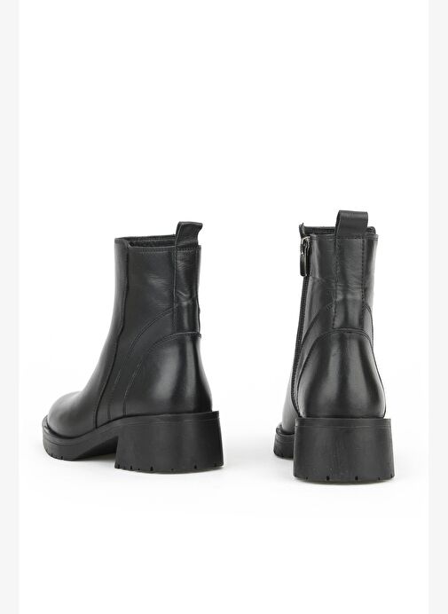 Ziya, Kadın Hakiki Deri Bot 153359Z622 Siyah - Görsel 4