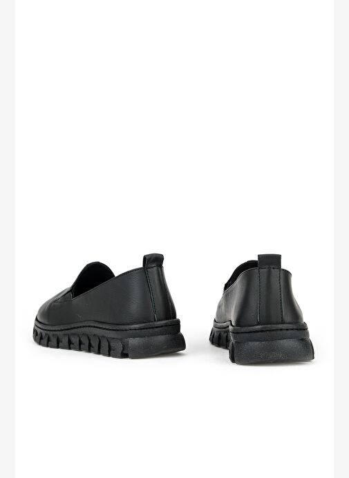 Ziya, Kadın Hakiki Deri Konfor Ayakkabı 153387Z02025 Siyah - Görsel 4