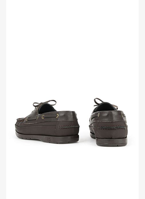 Ziya, Hakiki Deri Erkek Günlük Ayakkabı 153423Z292 Kahve - Görsel 4