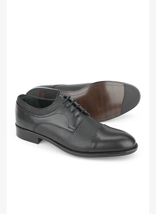Ziya, Erkek Hakiki Deri Ayakkabı 15350Z1030 Siyah - Görsel 5