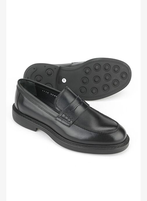 Ziya, Erkek Hakiki Deri Ayakkabı 15350Z1112 Siyah - Görsel 5