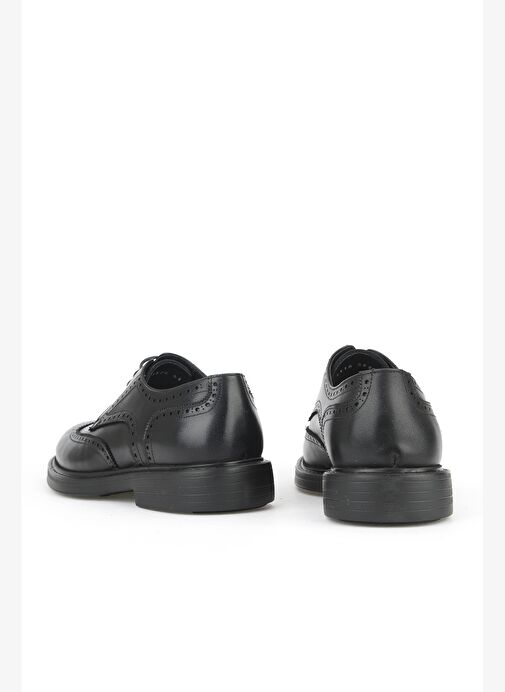 Ziya, Erkek Hakiki Deri Ayakkabı 15350Z1116 Siyah - Görsel 4