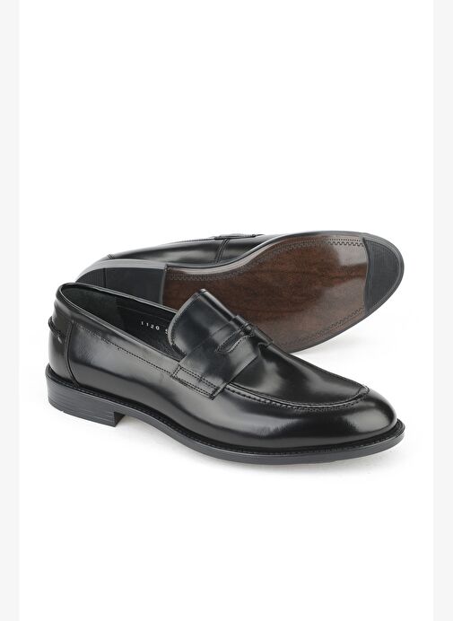 Ziya, Erkek Hakiki Deri Ayakkabı 15350Z1120 Siyah - Görsel 5