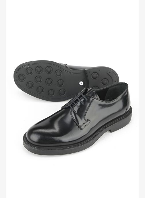 Ziya, Erkek Hakiki Deri Ayakkabı 15350Z2299 Siyah - Görsel 5