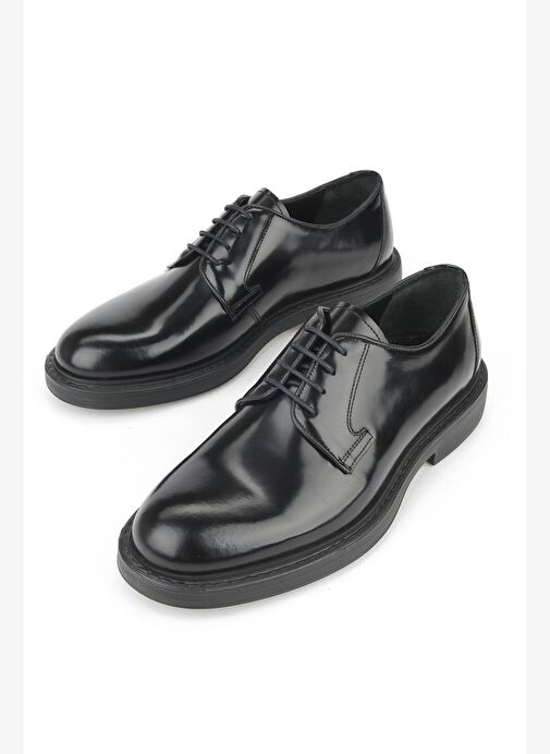 Ziya, Erkek Hakiki Deri Ayakkabı 15350Z2299 Siyah - Görsel 6