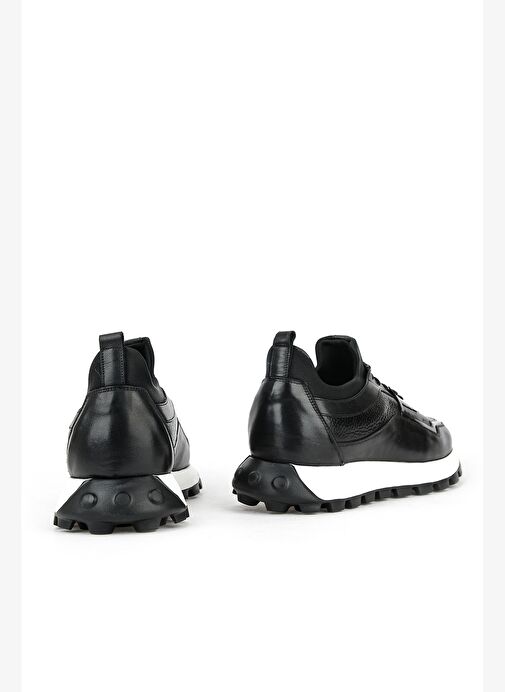 Ziya, Erkek Hakiki Deri Ayakkabı 153745Z24224 Siyah - Görsel 4