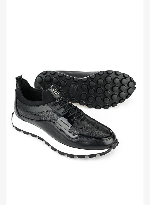 Ziya, Erkek Hakiki Deri Ayakkabı 153745Z24224 Siyah - Görsel 5