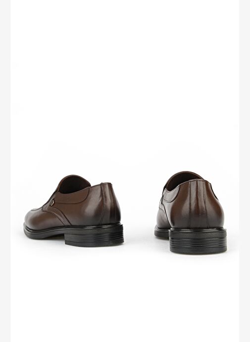 Ziya, Erkek Hakiki Deri Ayakkabı 153745Z27603 Kahve - Görsel 4