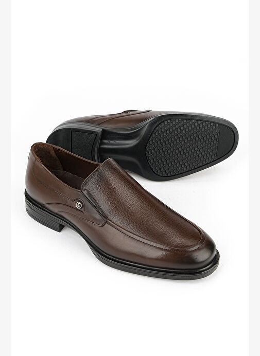 Ziya, Erkek Hakiki Deri Ayakkabı 153745Z27603 Kahve - Görsel 5