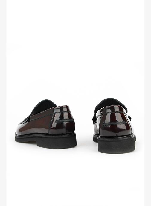 Ziya, Erkek Hakiki Deri Ayakkabı 153745Z300062 Bordo - Görsel 4