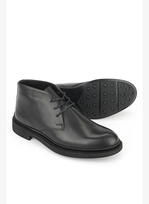 Ziya, Erkek Hakiki Deri Bot 153986Z4065 Siyah - Görsel 5