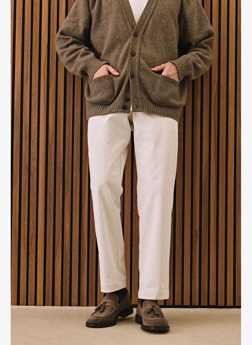 Ziya, Erkek Hakiki Deri Ayakkabı 153986Z4162 Vizon - Görsel 8