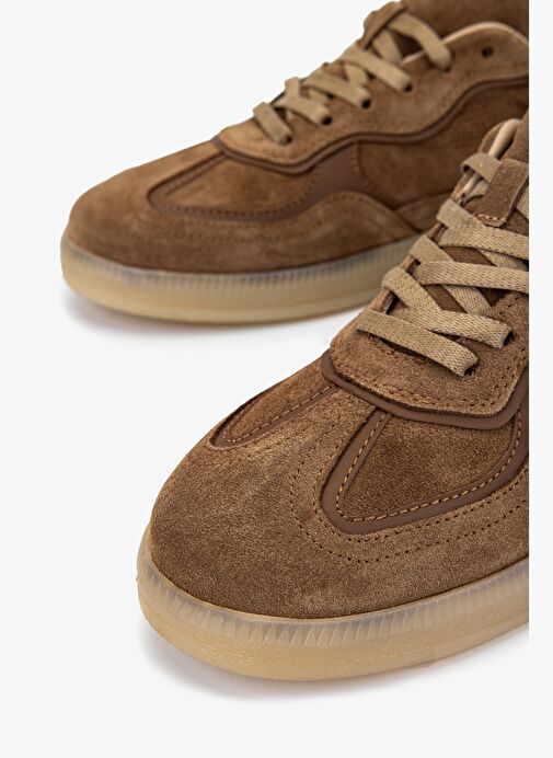 Valmenti Kadın Hakiki Deri Taba Süet Sneakers & Spor Ayakkabı - Görsel 4