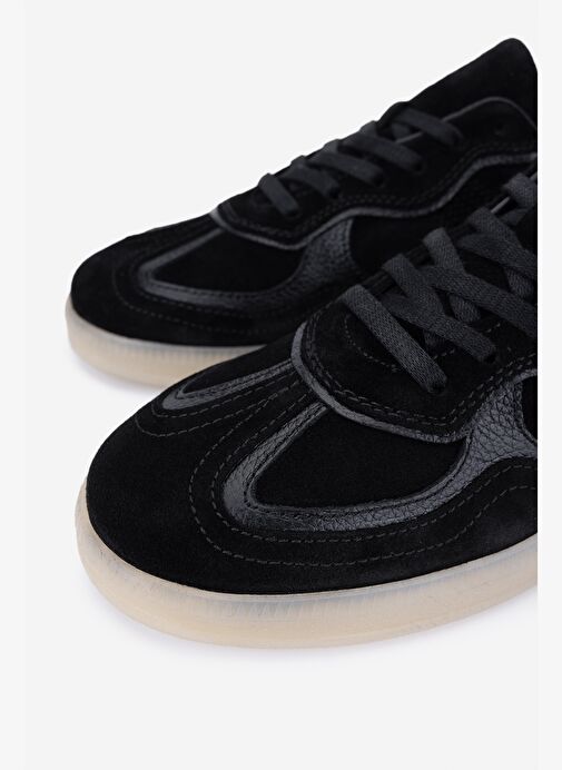 Valmenti Kadın Hakiki Deri Siyah Sneakers & Spor Ayakkabı - Görsel 4
