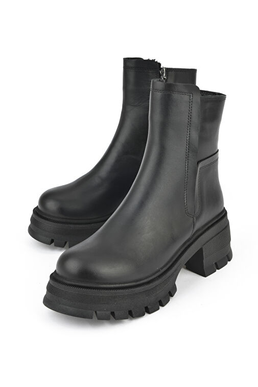 Ziya, Kadın Hakiki Deri Bot 143359Z615 Siyah - Görsel 3