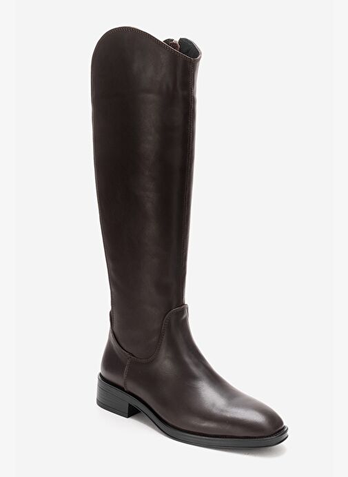 Luvi Shoes Luvi Shoes RUIZ Kahverengi Cilt Hakiki Deri Streç Detaylı Kadın Çizme Bot | Boyner Kahverengi - 9. görsel