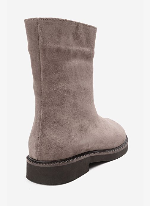 LUCANO Vizon Süet Hakiki Deri Kadın Bot - Görsel 6