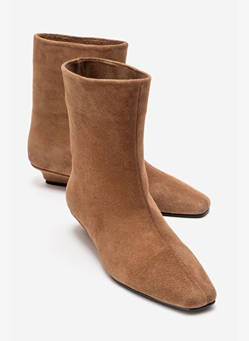 NACHO Toprak Süet Hakiki Deri Kadın Bot - Görsel 2