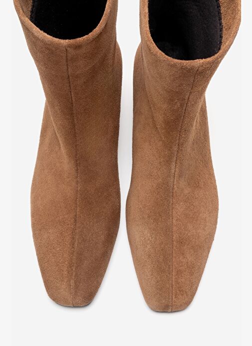 NACHO Toprak Süet Hakiki Deri Kadın Bot - Görsel 3