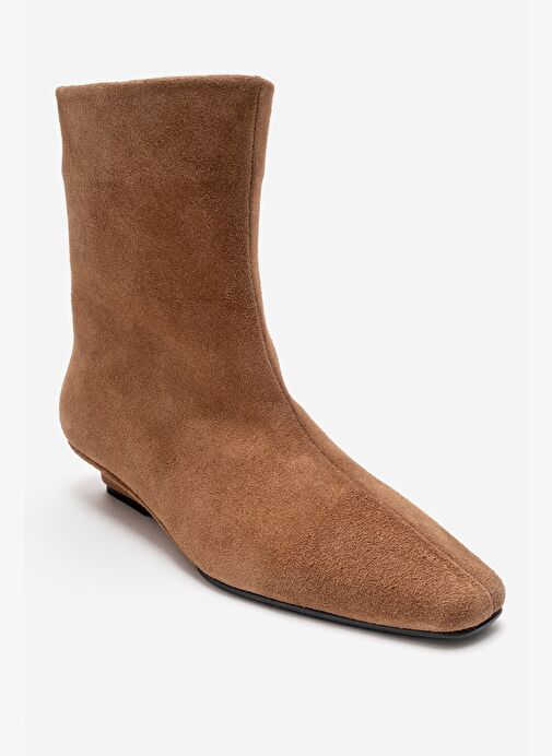 NACHO Toprak Süet Hakiki Deri Kadın Bot - Görsel 6