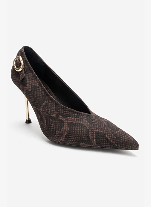 Luvi Shoes Luvi Shoes Belirsiz POLLY Kahverengi Desenli Tokalı Kadın Topuklu Ayakkabı Boyner'de! Belirsiz - 4. görsel