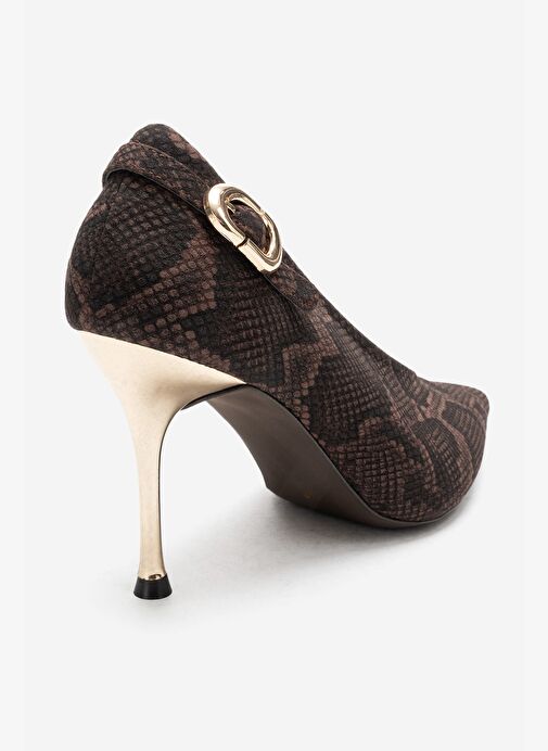 Luvi Shoes Luvi Shoes Belirsiz POLLY Kahverengi Desenli Tokalı Kadın Topuklu Ayakkabı Boyner'de! Belirsiz - 6. görsel