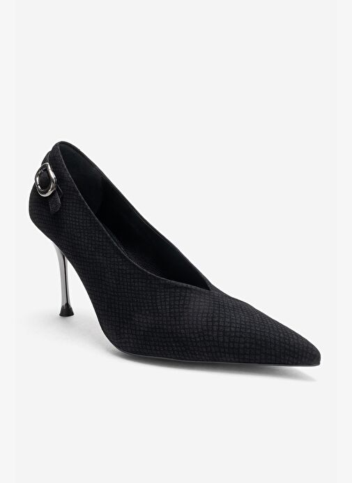 Luvi Shoes Luvi Shoes Belirsiz POLLY Siyah Desenli Tokalı Kadın Topuklu Ayakkabı Boyner'de! Belirsiz - 4. görsel