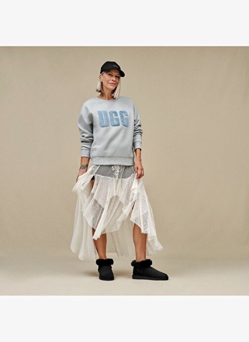 Ugg CLASSIC MINI II W Kadın Bot 1016222 UGG Siyah W CLASSIC MINI II BLACK Boyner'de! Siyah - 7. görsel