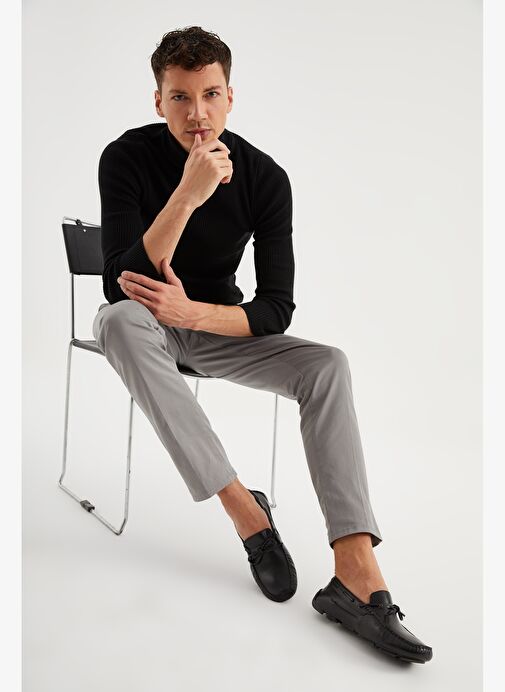 Giuseppe Mengoni Erkek Oxford ( Klasik) MO-7810-7574 Gıuseppe Mengonı Siyah Antik - Görsel 5