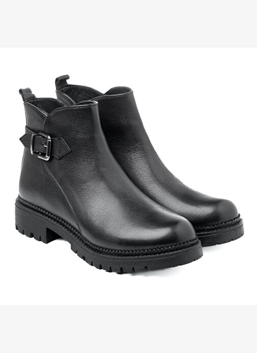 Kadın SR-20913-1 John May Siyah Zenne Bot - Görsel 3