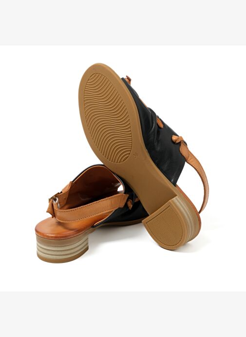 Kadın Sandalet MAR-23Y-055-85 John May SİYAH 01 - Görsel 6