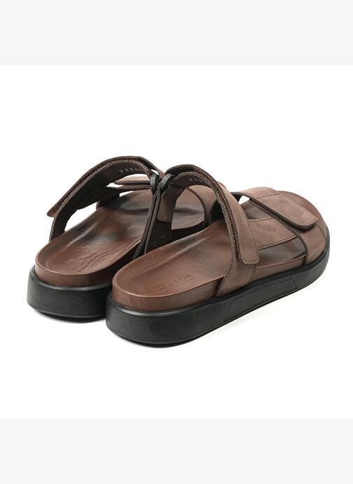 Erkek Terlik AG- 23345-3 John May Nubuk Kahve - Görsel 5