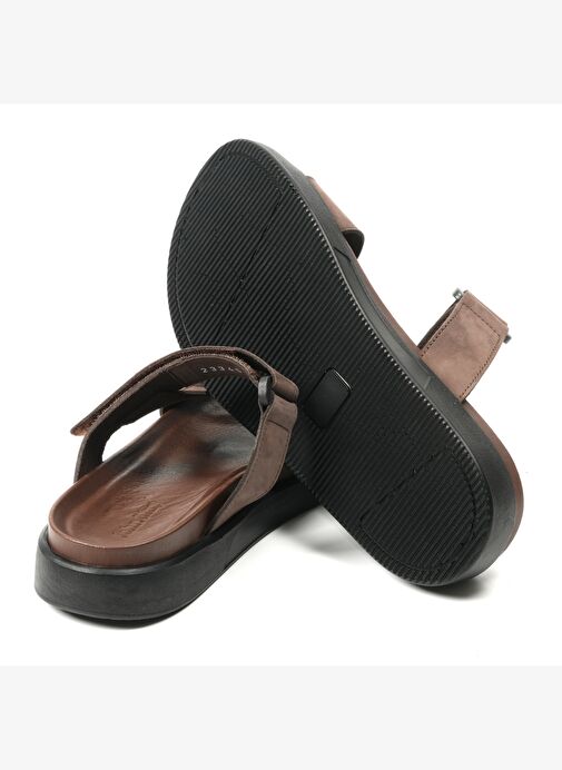 Erkek Terlik AG- 23345-3 John May Nubuk Kahve - Görsel 6