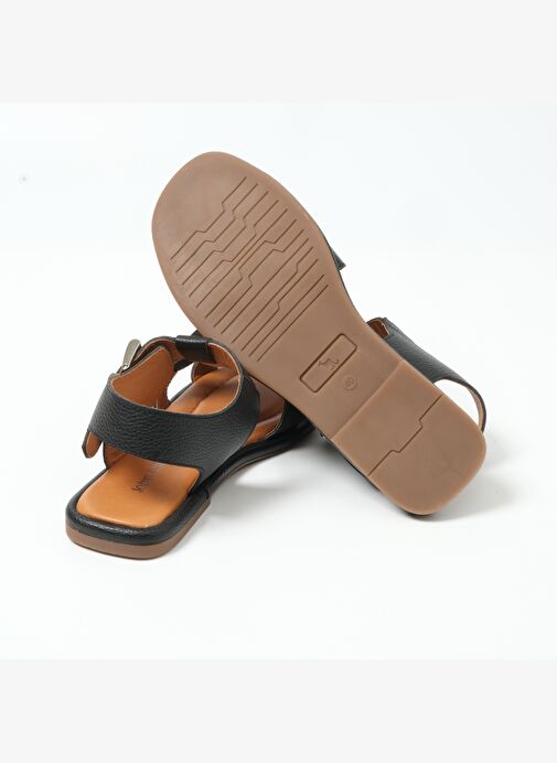 Kadın Sandalet MAR-23Y-082-29611 John May SİYAH FLOTER-36 - Görsel 6