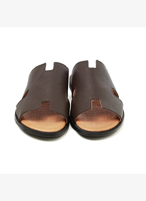 Erkek Terlik TZ-20200 John May Kahve Flooter - Görsel 4