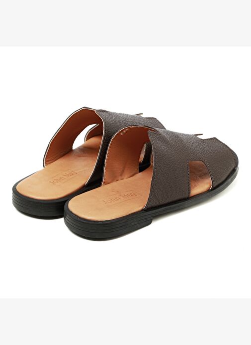 Erkek Terlik TZ-20200 John May Kahve Flooter - Görsel 5