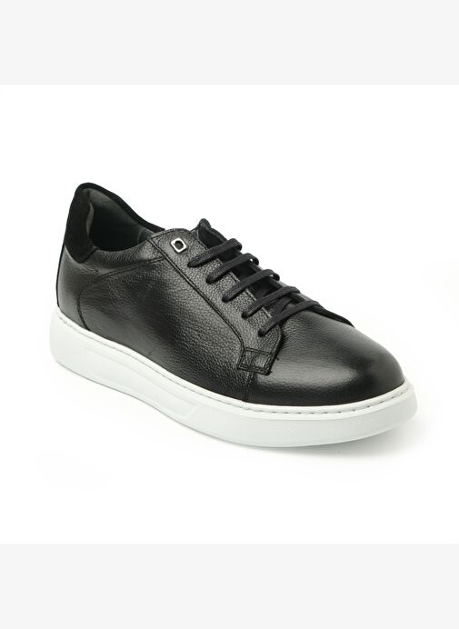 Erkek Sneaker ( Günlük) KA-C11744 John May Casual Siyah Maçka-Siyah Süet - Görsel 4