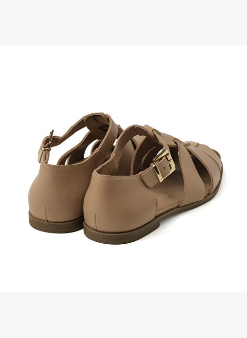 Kadın Sandalet MX-M.23122 ZA-R543 Giuseppe Mengoni Ten - Görsel 5