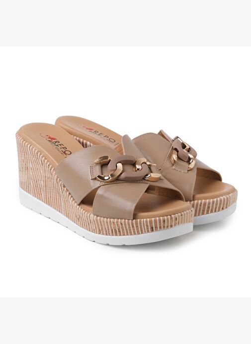 Kadın Terlik 51102-E4 Repo Beige - Görsel 4