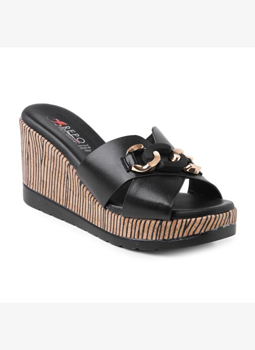 Kadın Terlik 51102-E4 Repo Nero - Görsel 2