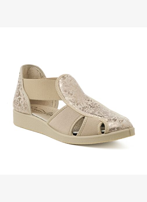 Kadın Sandalet 169 Green Life STRETCH WOMEN'S FOOTWEAR Beige - Görsel 2