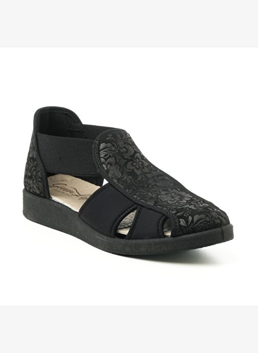Kadın Sandalet 169 Green Life STRETCH WOMEN'S FOOTWEAR Black - Görsel 2