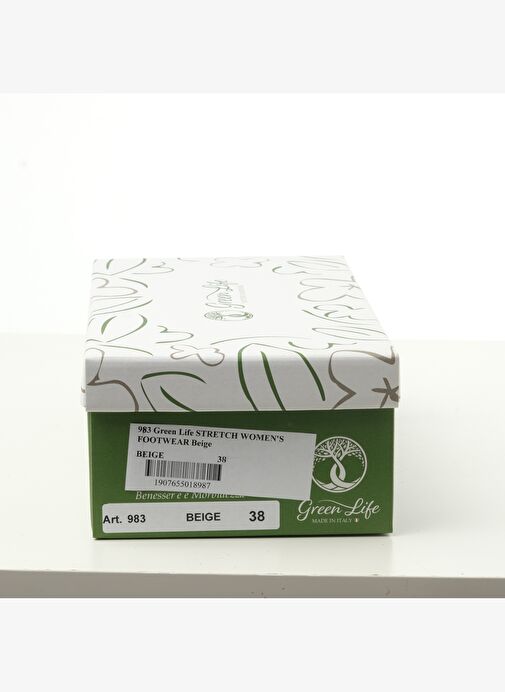 Kadın Sandalet 983 Green Life STRETCH WOMEN'S FOOTWEAR Beige - Görsel 7