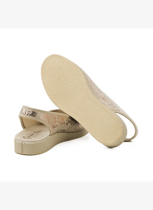 Kadın Sandalet 983 Green Life STRETCH WOMEN'S FOOTWEAR Beige - Görsel 6